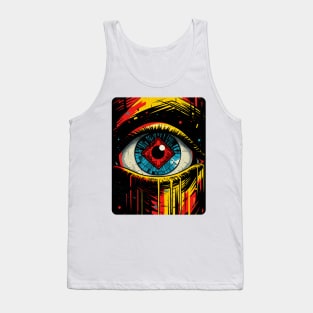 Surrealistic Eye #3 - Comic Book Art Tank Top